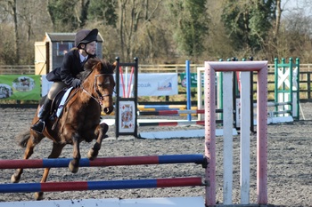 Chloe Wornham at Oaklands British Showjumping Club Show